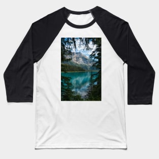 A Peek of Emerald Lake Baseball T-Shirt